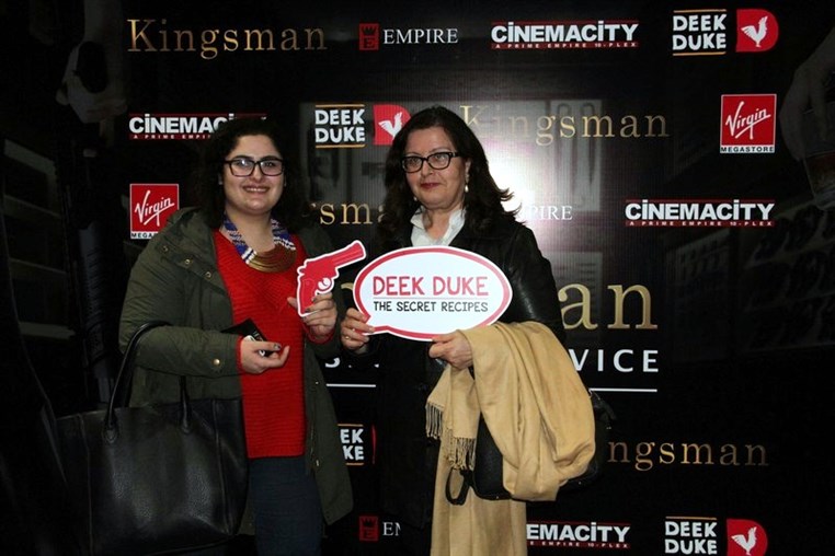 Deek Duke Avant Premiere of Kingsman